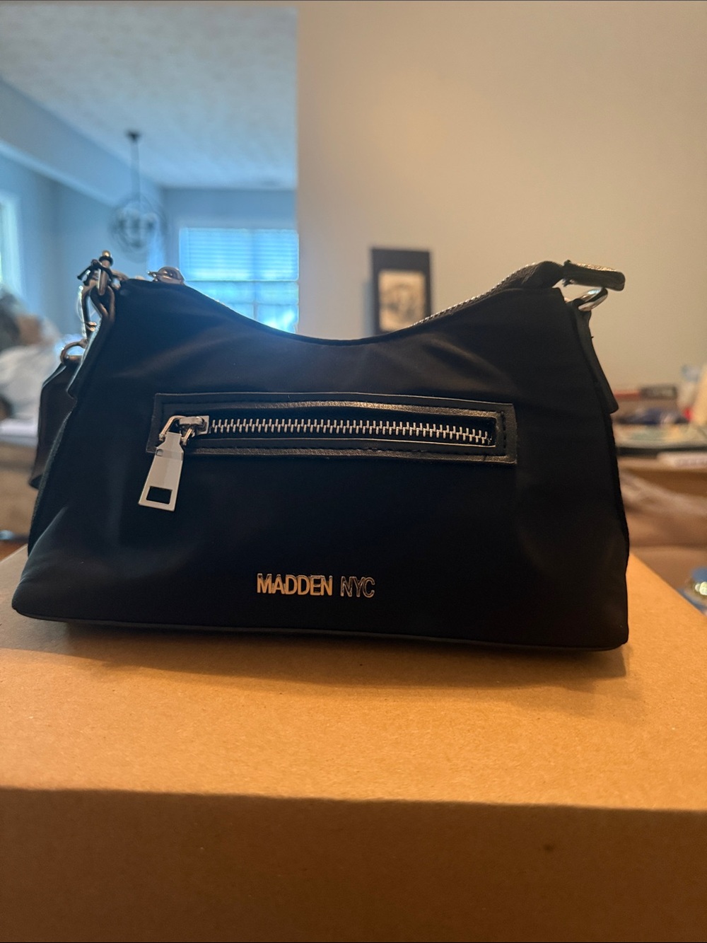 Madden NYC Black Crossbody Shoulder Bag